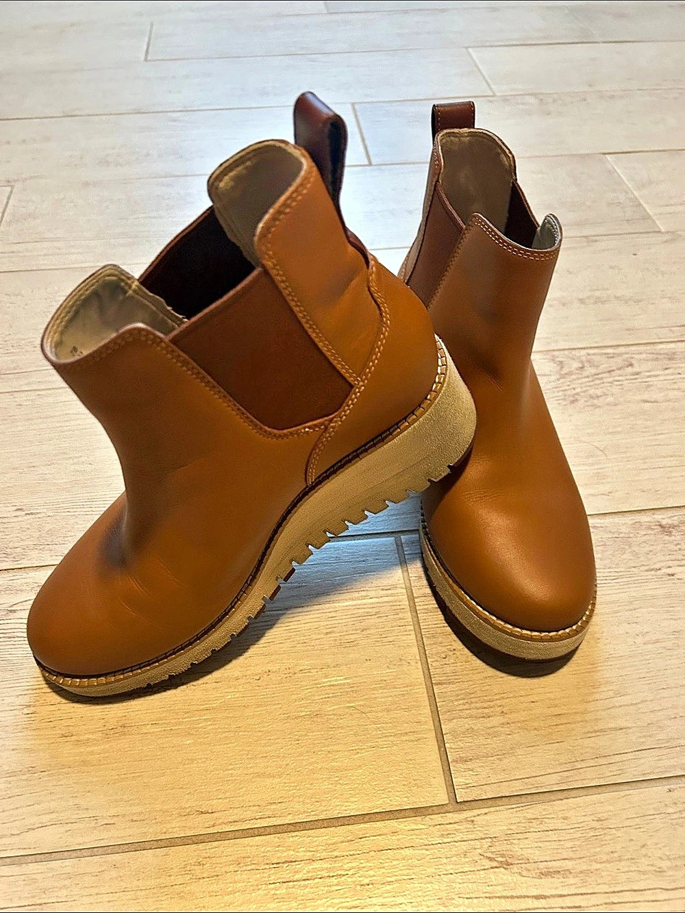 ZERO GRAM Women's Brown Ankle Boots US 7B Like New